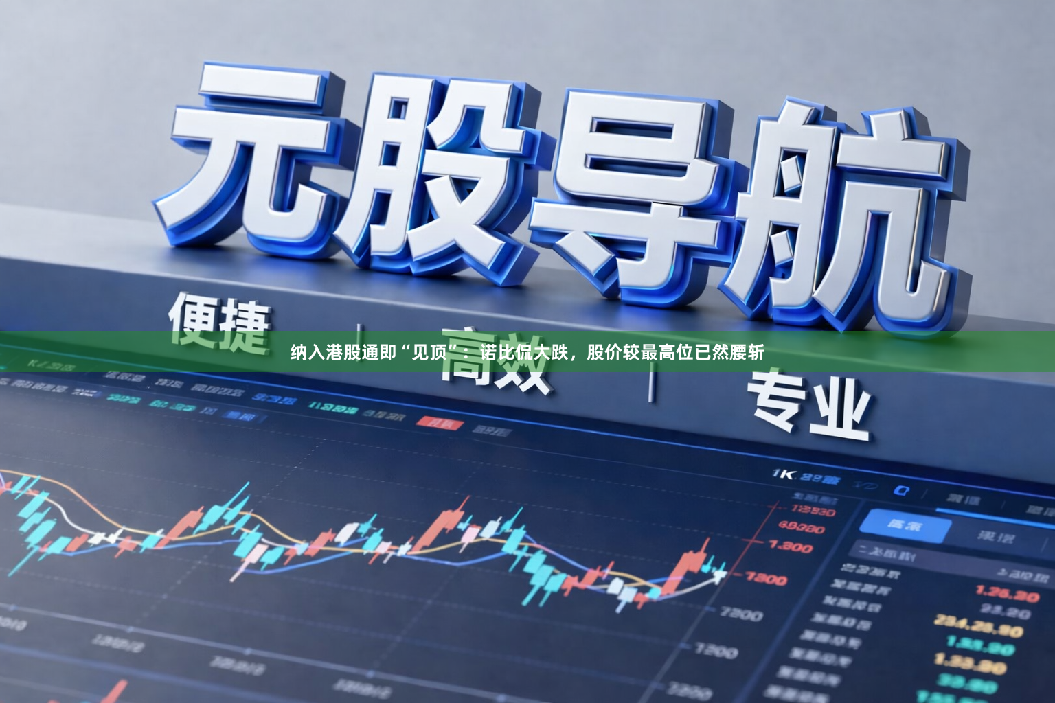 纳入港股通即“见顶”：诺比侃大跌，股价较最高位已然腰斩