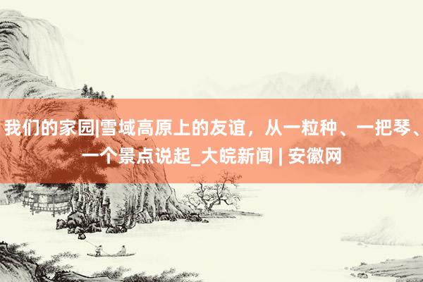 我们的家园|雪域高原上的友谊，从一粒种、一把琴、一个景点说起_大皖新闻 | 安徽网