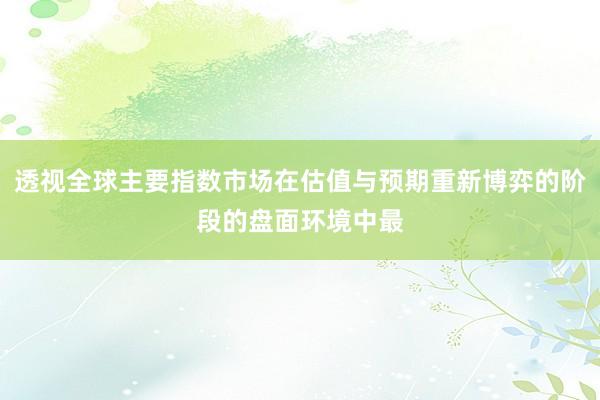 透视全球主要指数市场在估值与预期重新博弈的阶段的盘面环境中最